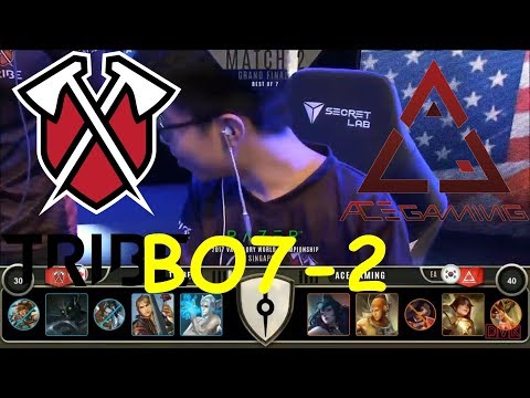 VG Worlds 2017 Grand Finals BO7-2 Highlights - ACE Gaming(KR) VS Tribe(NA)