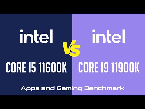 Intel Core i5 11600K vs Intel Core i9 11900K - Apps & Gaming Benchmark (RTX 3090)