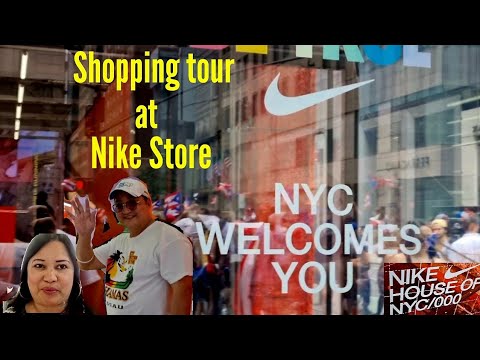 Nike Store at New York City / Shop with me