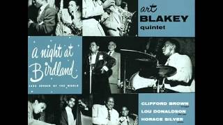 Art Blakey Quartet featuring Clifford Brown at Birdland - Once in a While