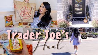 DITL Vlog - Trader Joe's Haul, Fall Front Porch Decor MissLizHeart