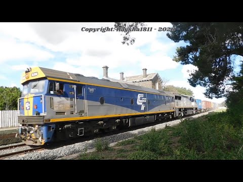 9177 - G512-VL356 (BG Qube hay) Bannockburn - Australian Trains by Raysha1811