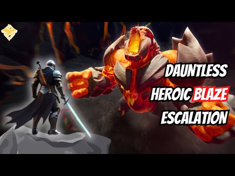 Easy Clear Heroic Blaze Escalation | Dauntless Solo Sword Build