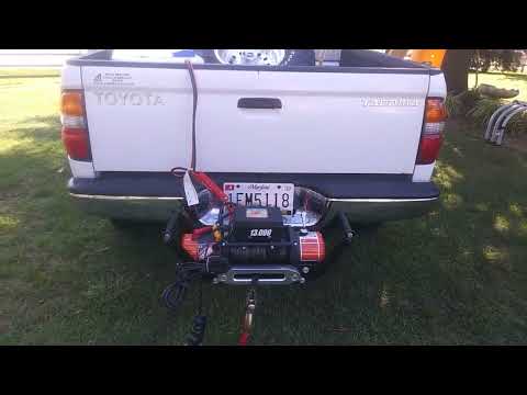 Check out my new Receiver Hitch Winch! 2002 Tacoma.