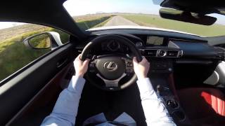 preview picture of video 'Lexus RC F 477BHP POV test drive GoPro'