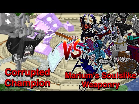 EPIC Minecraft Showdown: Corrupted Champion VS Marium's Weaponry