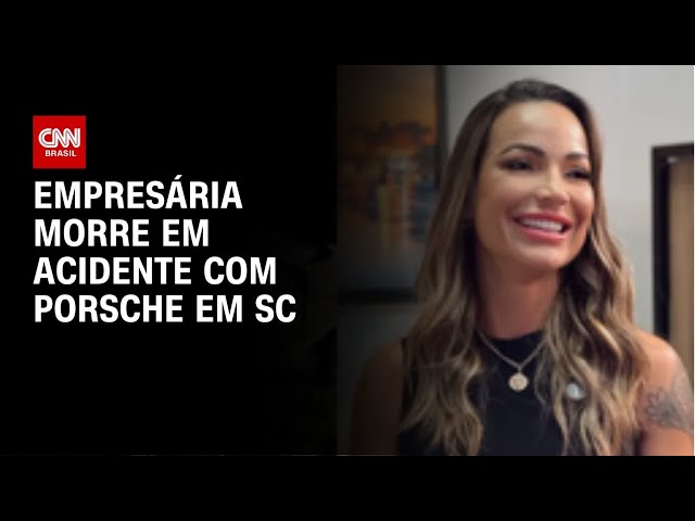 Vídeo: empresária morre em acidente com Porsche em Santa Catarina | CNN NOVO DIA