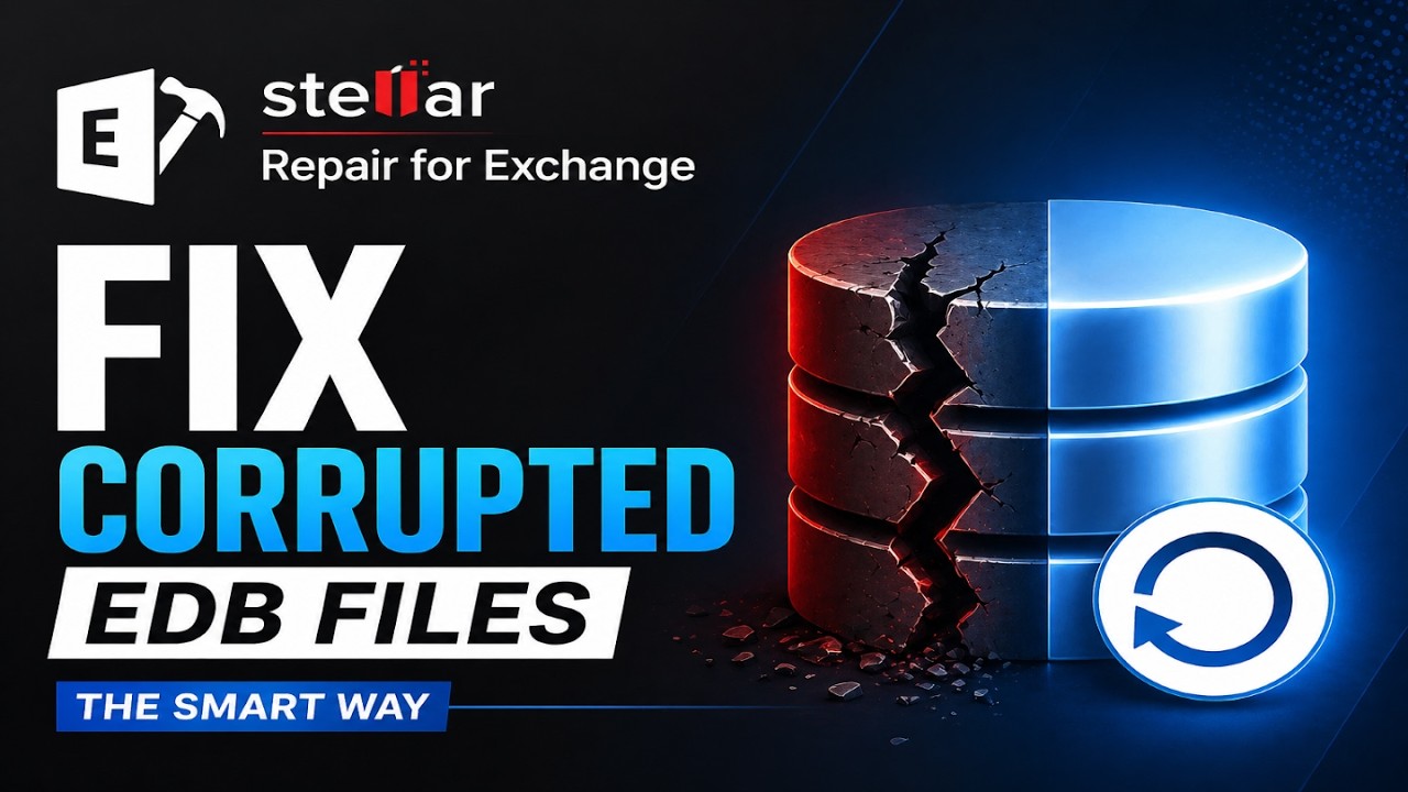 Stellar Repair for Exchange — Recover Corrupted EDB Files the Smart Way