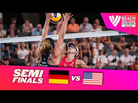Borger/Sude vs. Cheng/Flint - Semi Final Highlights Hamburg 2022 #BeachProTour