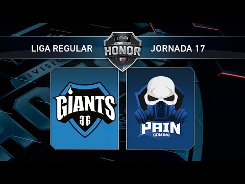 Giants Only The Brave vs Pain Gaming - #LoLHonor17 - Mapa 1 - Jornada 17 - T11