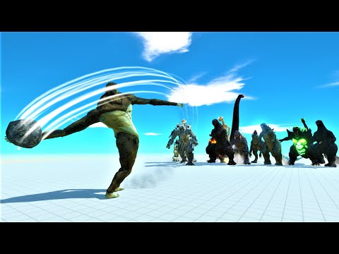 Beast Titan vs the godzillas Animal Revolt Battle Simulator