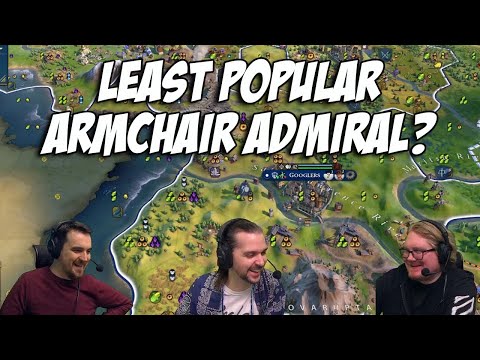 Who is the least popular Armchair Admiral