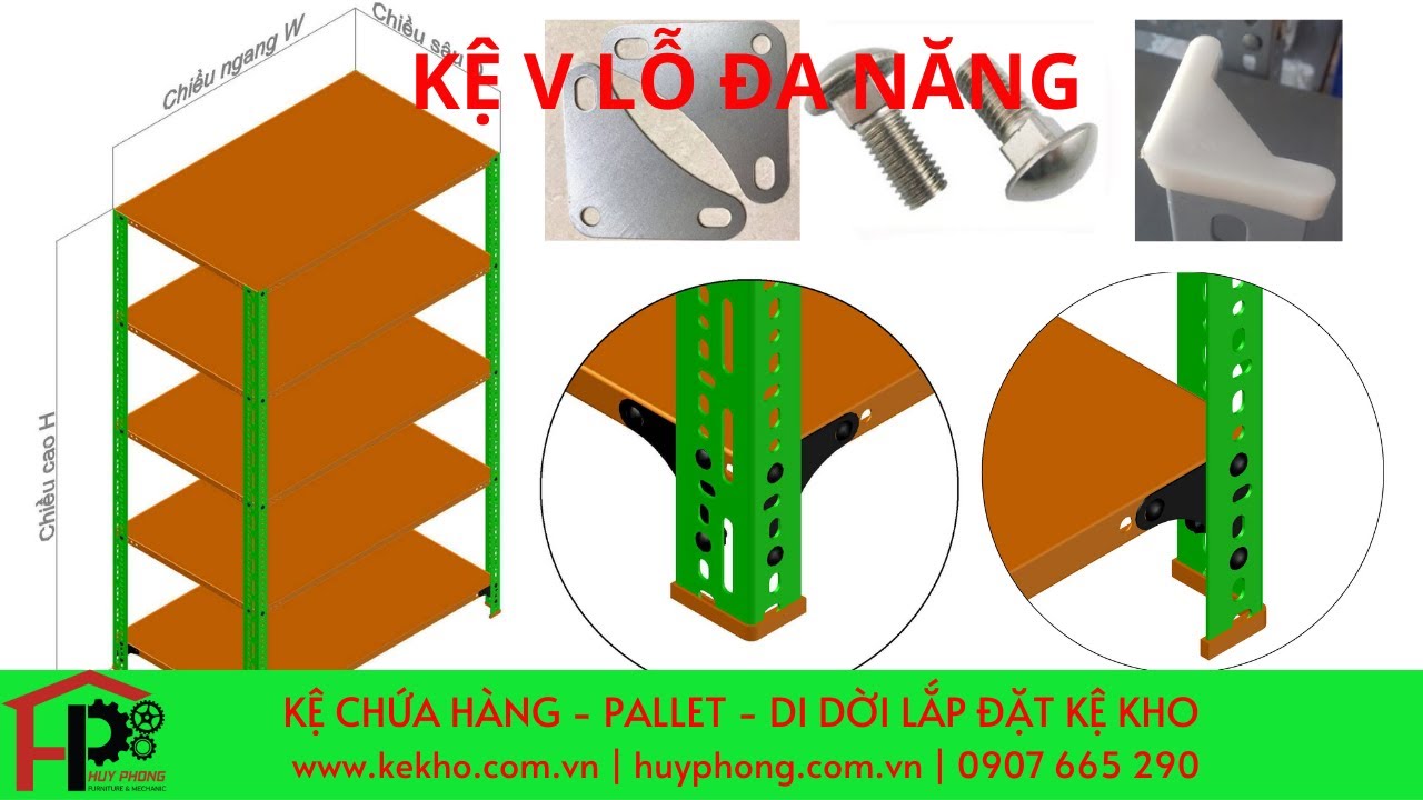 KỆ V LỖ ĐA NĂNG 2023 | HUY PHONG RACK