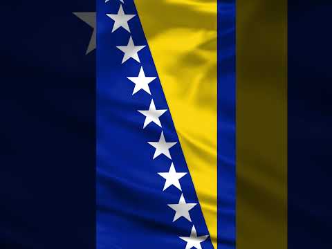 | BOSNIA and HERZEGOVINA | BOSNA I HERCEGOVINA | Босна и Херцеговина | Waving Flag | 1 Hour | 4K
