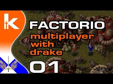 Factorio 0.16 Multiplayer | Belts and Biters with Drake | Ep 1