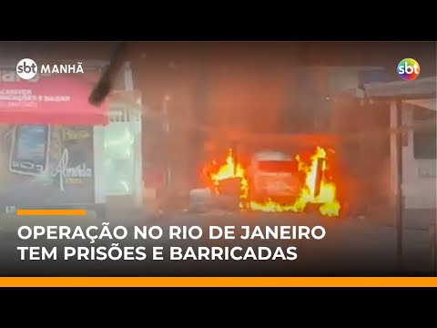 Mega-operation in Rio against criminal faction leaders leaves 22 people arrested | #SBTManha