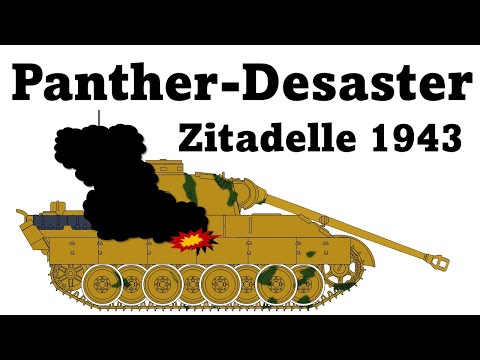 Why did the Panthers burn at Kursk in 1943?