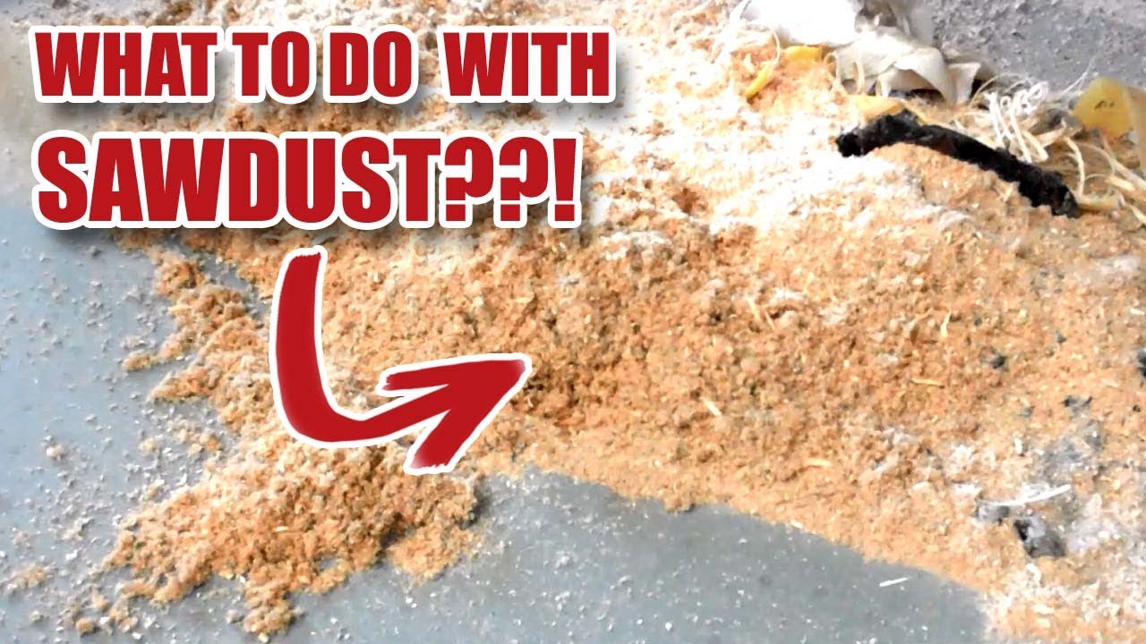 10 TIPS of what you can do with sawdust!