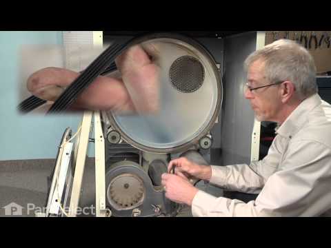 Dryer Repair- Replacing the Drum Roller Shaft (Whirlpool Part #6-3129480)