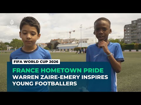 France’s Warren Zaire-Emery inspires Aubervilliers’ next generation of footballers