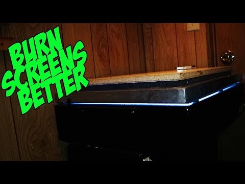 How To Screen Print:  Burning Your Image In the Screen (For Beginners)