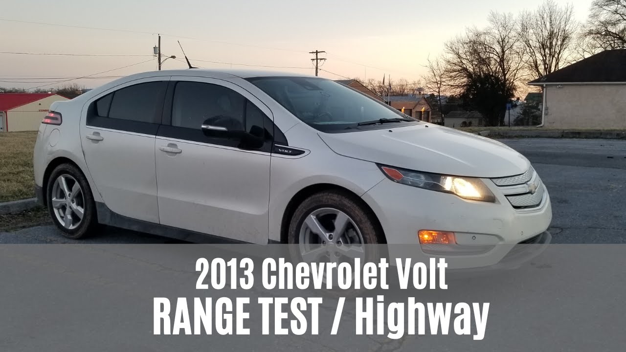 Range Test: 2013 Chevrolet Volt in 100% Highway Driving