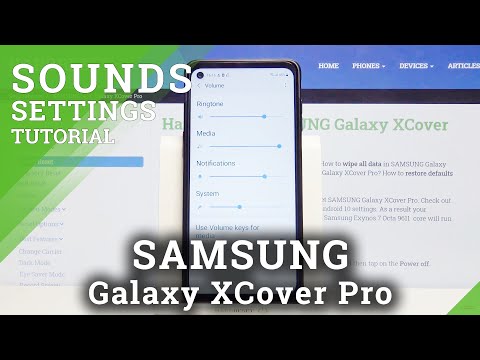 SAMSUNG Galaxy XCover Pro – Find & Adjust Sound Settings