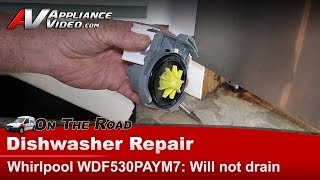 Whirlpool Dishwasher Repair - Not Draining - Drain Pump