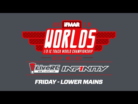 2019 IFMAR 1:8 Nitro On-Road World Championships - Friday Qualifying, Super Pole, and Lower Mains