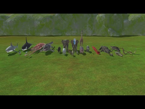Aquatics + Reptiles + Modern Mammals VS All Factions (X3) (Except 2 Big Factions) - ARBS