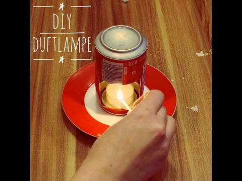DIY Idee: Duftlampe aus Dose für Aromaöl - Upcycling Aromalampe