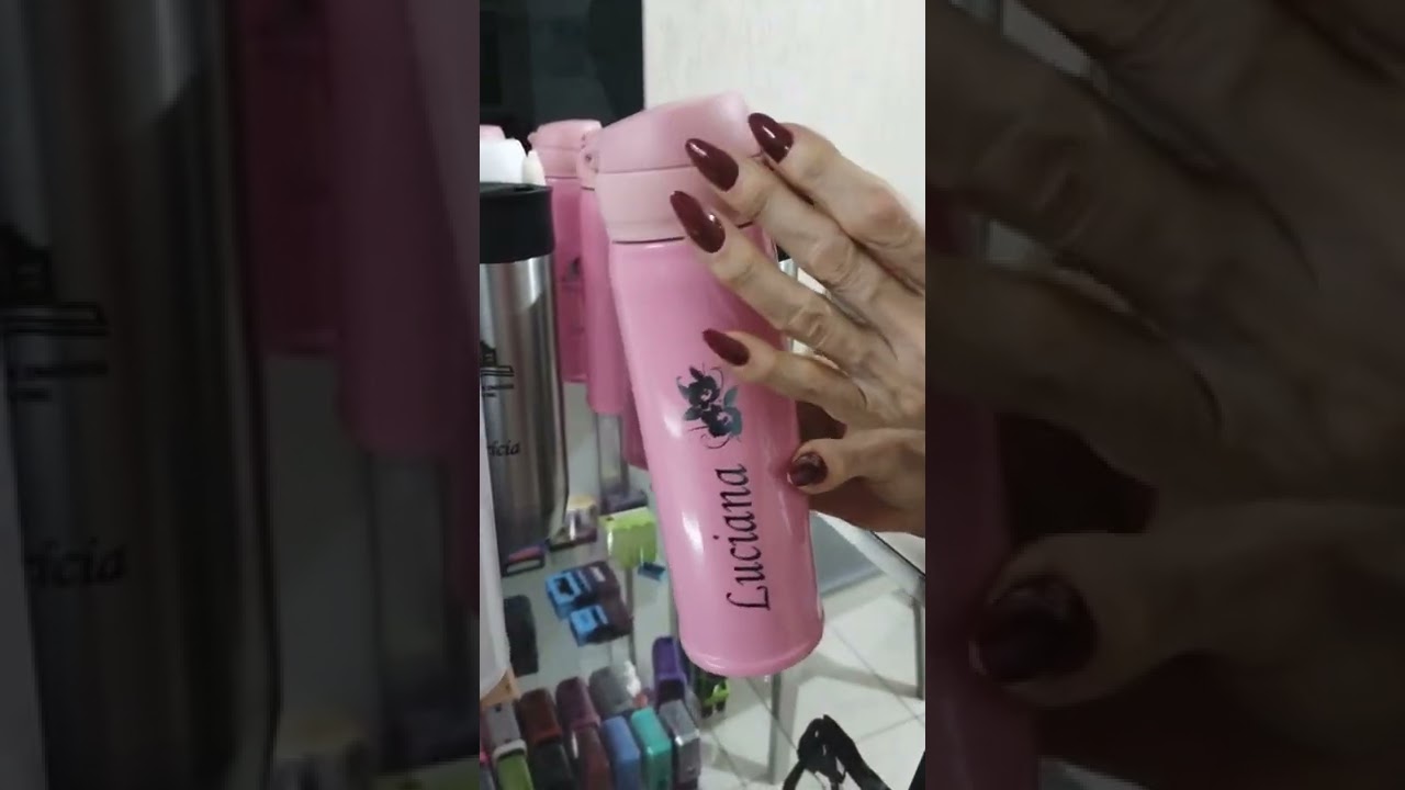 Garrafa Térmica Personalizada, gravação a Laser!