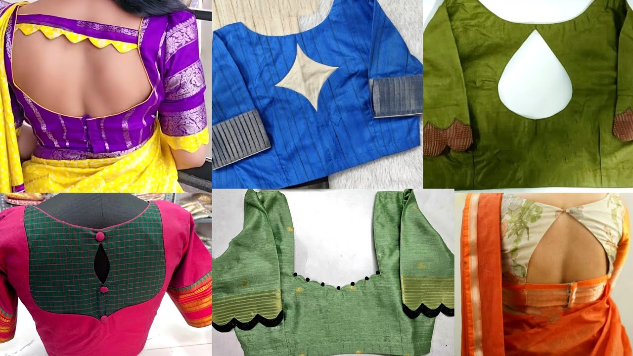 Simple Pattu Saree Blouse Designs🤩Without Work Pattu Blouse Ideas