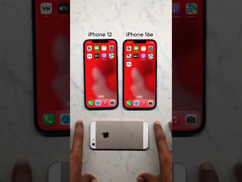 🔥 iPhone 12 vs iPhone 16e Speed Test – SHOCKING RESULTS! #shorts #viralvideo
