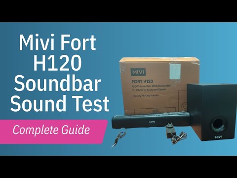 Thumbnail for Mivi Fort H120 Soundbar Sound Test | Mivi fort h120 Soundbar review | Mivi Soundbar Reviews