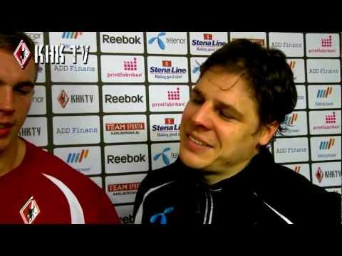 111102 - Efter matchen mot Nybro Vikings