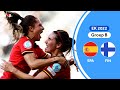 Spanje schrikt wakker na hele vroege achterstand | Samenvatting Spanje - Finland | EK 2022