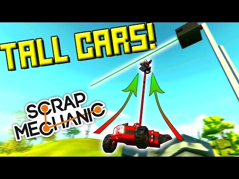 TALL CAR RACE! - Scrap Mechanic Multiplayer Monday! Ep40