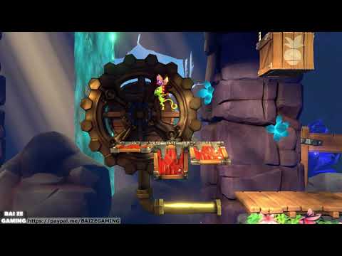 Ch12 Buzzsaw Falls! Cliffside Quest! Cold! Yooka Laylee Impossible Lair 8
