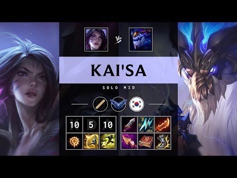 Kai'Sa Mid vs Aurelion Sol - KR Diamond Patch 25.04
