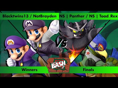 Gourmet Bash 2 - Blacktwins13 / NotBrayden vs Panther / Toad_Rex Winners Finals - Ultimate Singles