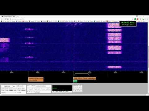 Two tests of the "16 x 64 Sounder" on USAF EAM frequency at 8992 kHz