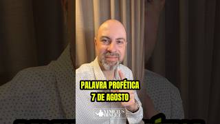 Palavra Profética 7 de Agosto - Direção de Deus para hoje