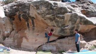 Video thumbnail of La ensalada, 6b+. Alcañiz