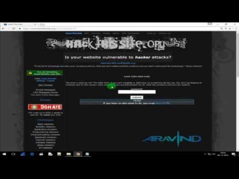 Hacking Tutorial With Hackthissite Basic 1