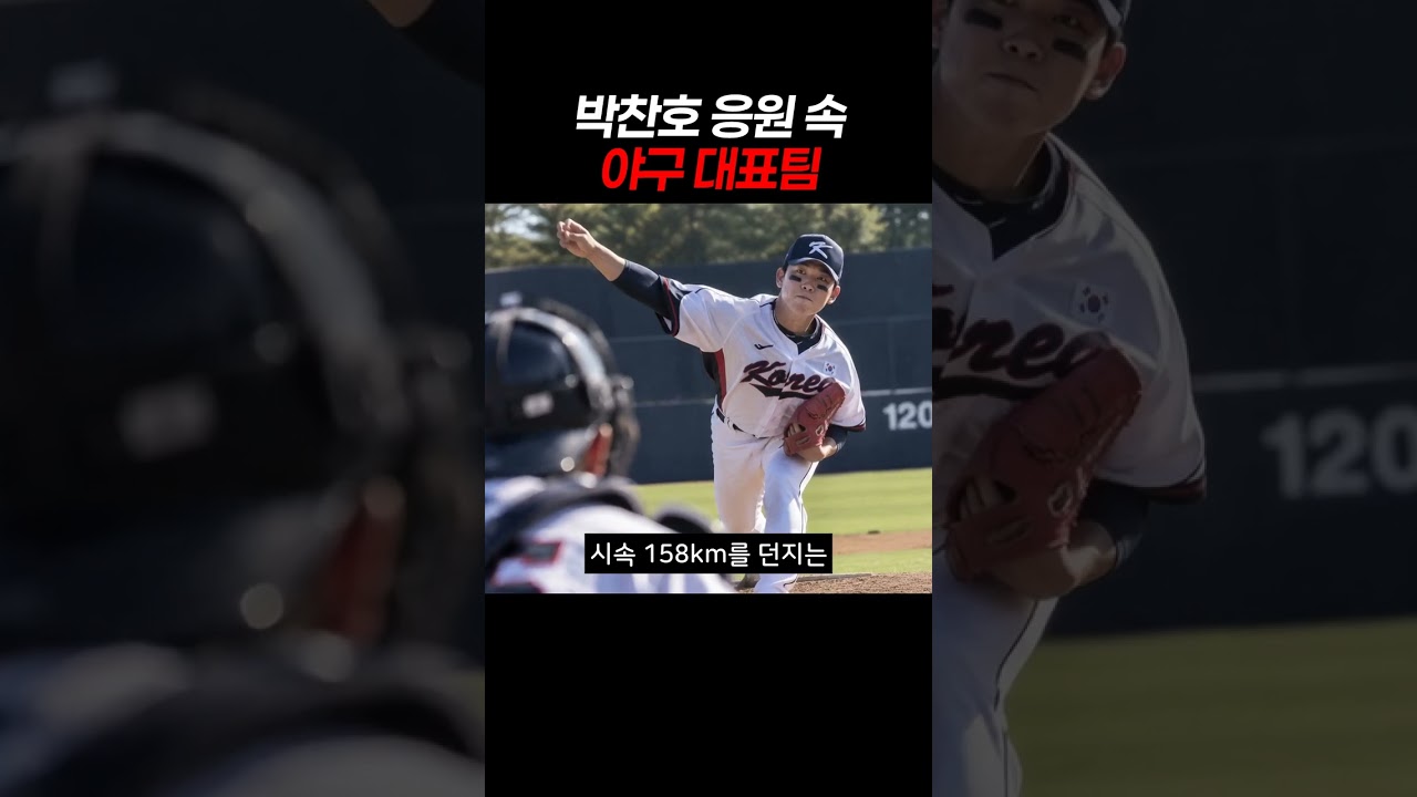 박찬호 응원 속 야구 대표팀 #야구대표팀 #박찬호 #원종혁