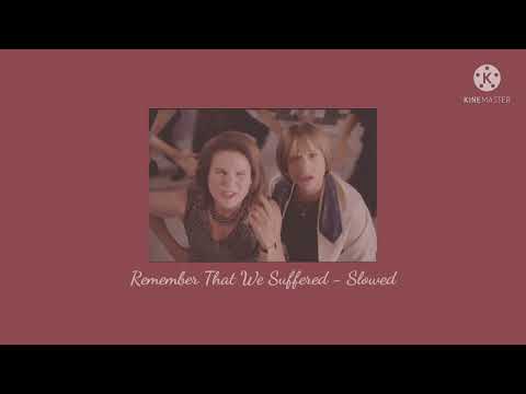 Remember that we suffered Slowed because nobody did it yet and it sounds awesome.