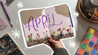 prepariamo insieme APRILE sul BULLET JOURNAL 🌷