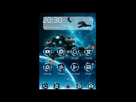 Space Galaxy 3D Theme Video