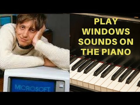 Microsoft Windows Sounds on the Piano (Windows 3.1 to Windows Vista)